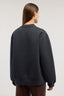 Felpa girocollo fit over in materiale accoppiato 2