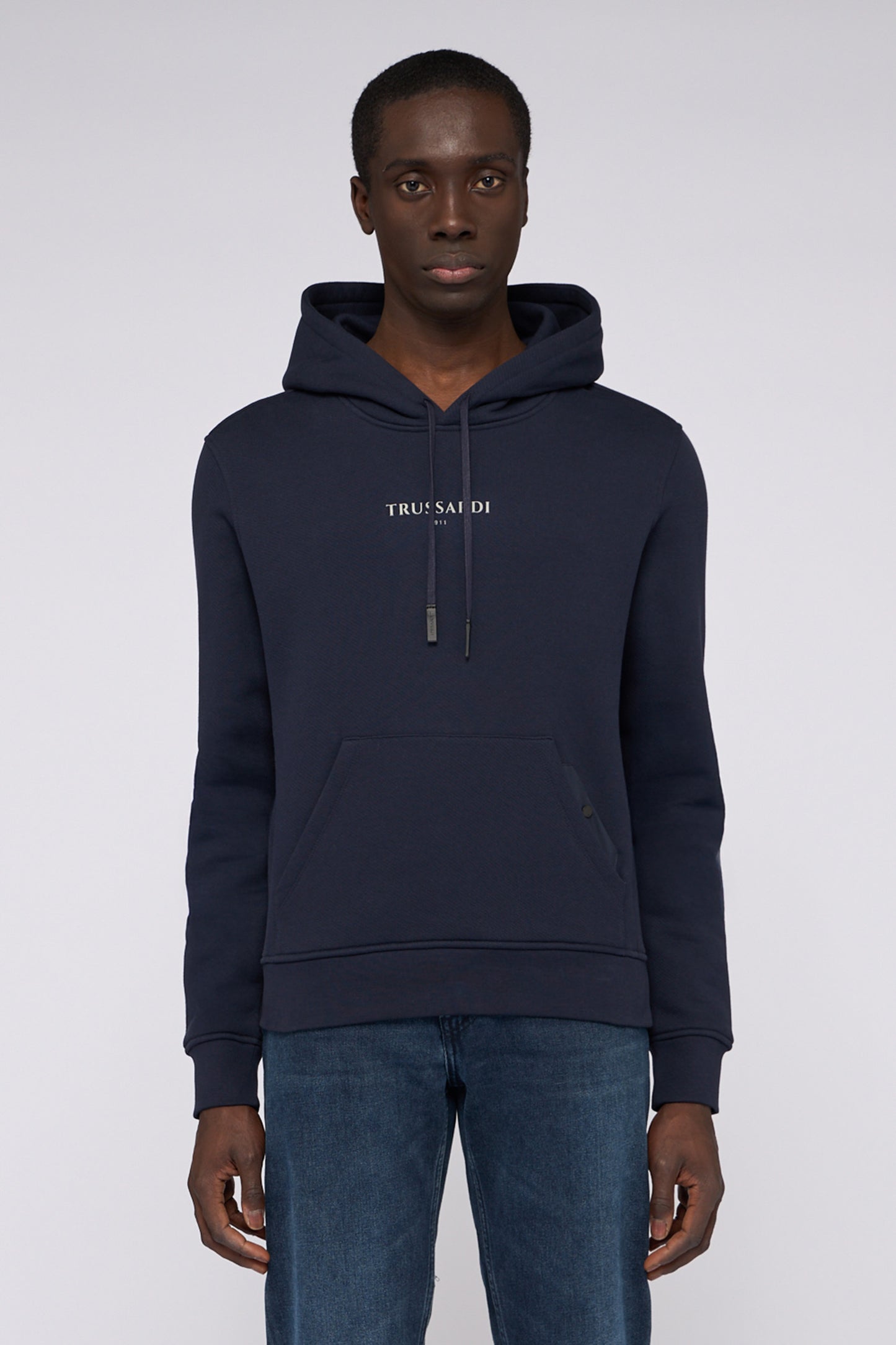 Felpa con cappuccio in jersey diagonale 1|4240f499ada55ad9829b54a120d23f0e2cd90904a415a45bf4e738245b344465