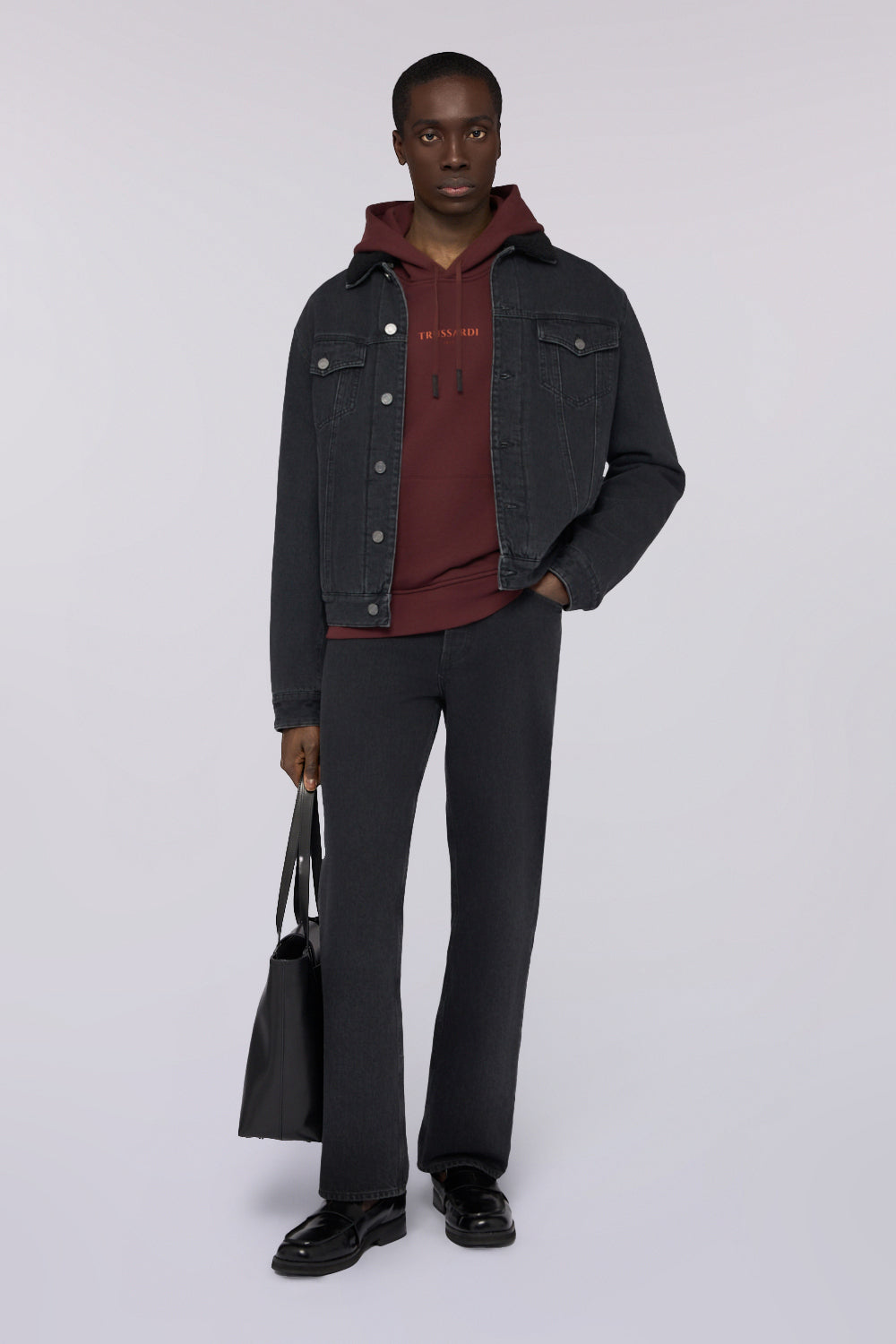 Felpa con cappuccio in jersey diagonale 4|255391fdcfc36ddc79bcc1ffa272cc1f1d571b600e9df71d23cc7dee199f9ae8