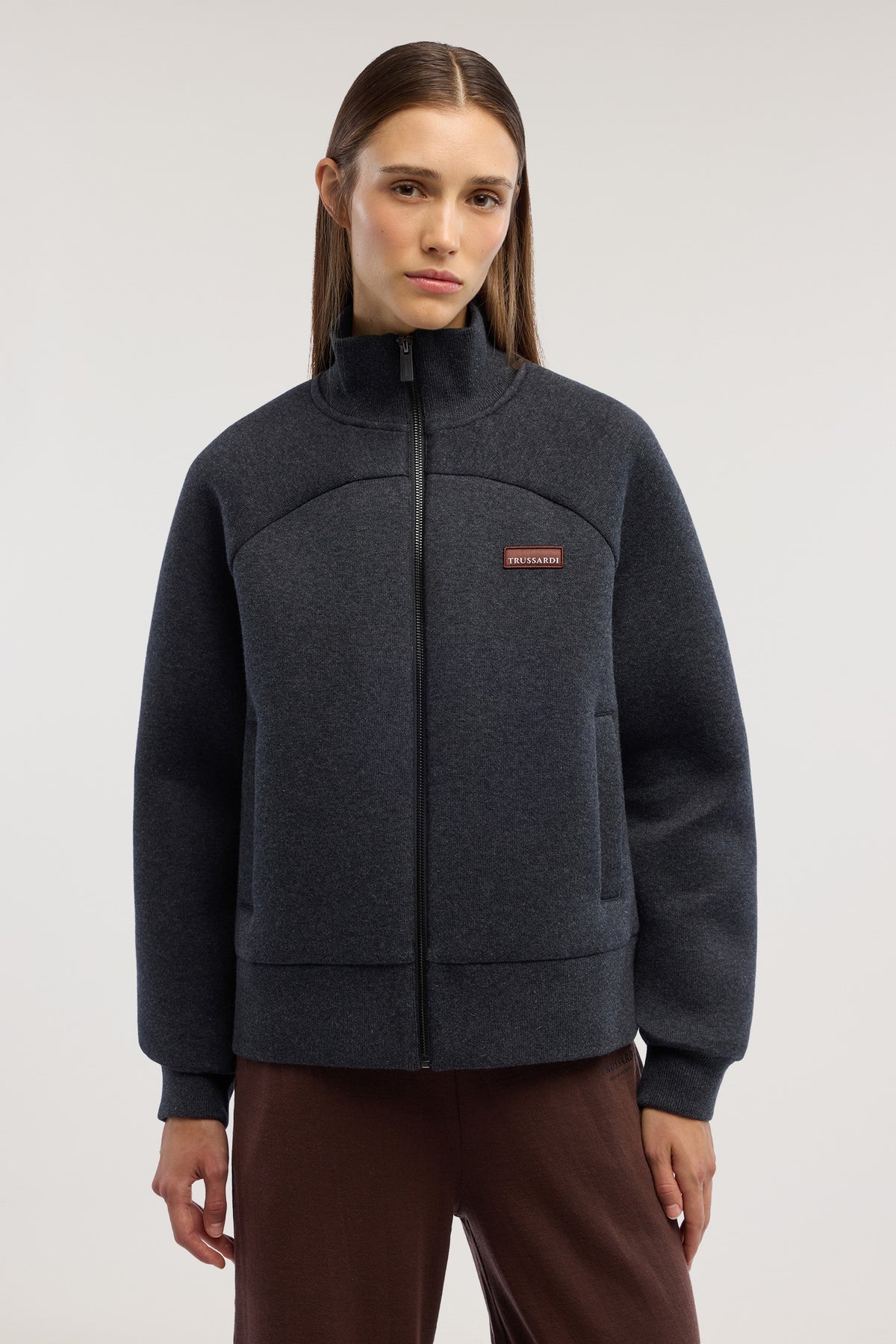 Felpa bomber accoppiata con zip 1|fe30dc0b640051c4cc44c582fb44a72b60b43f194bddb7770ae91b4f3ba42c9d