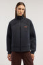Felpa bomber accoppiata con zip 1