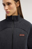 Felpa bomber accoppiata con zip 4