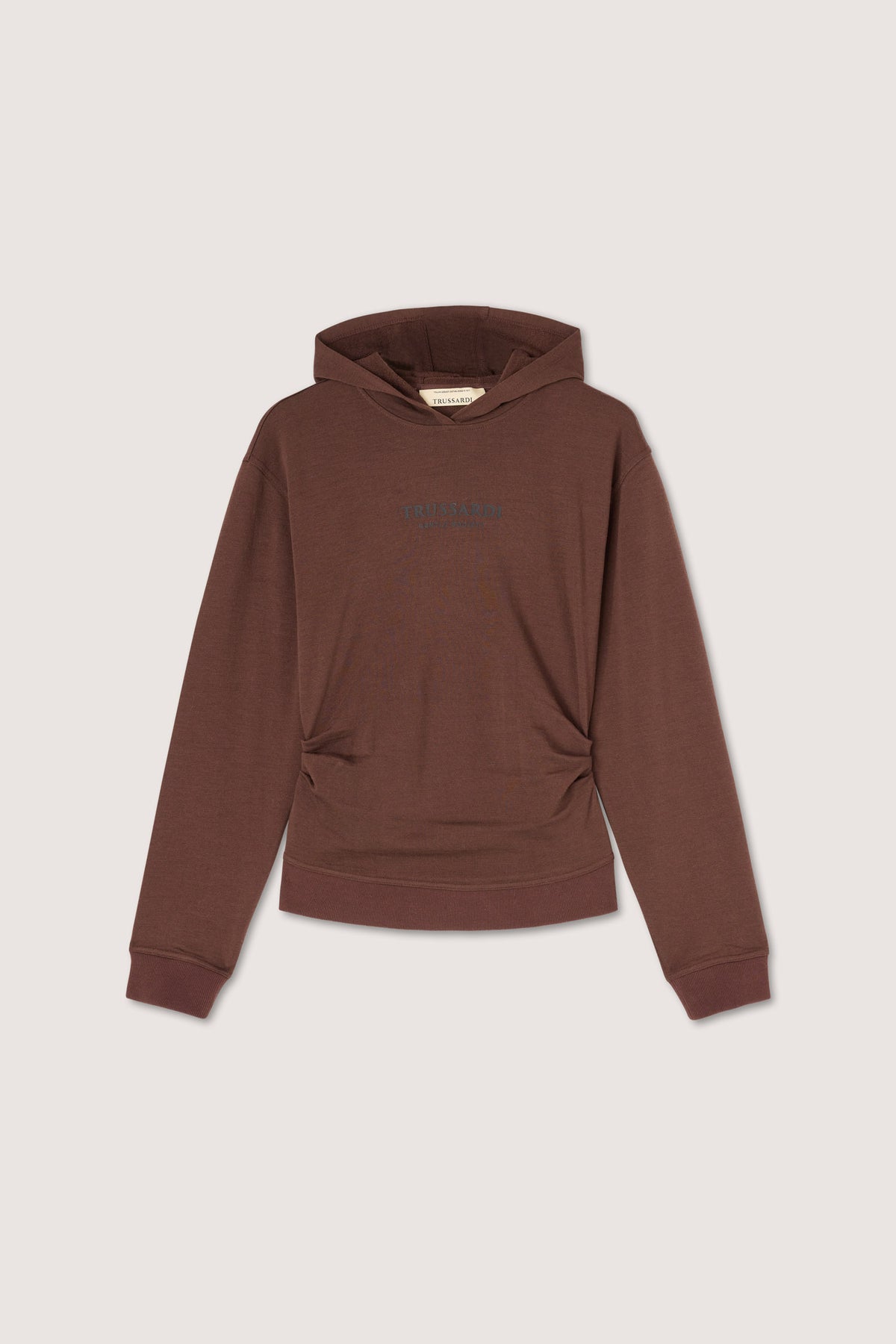 Felpa con cappuccio arricciata in lana 5|77b1c1dbc0a1cd5847a9f6f670e2926b67450914a7b932f25ea40b60be6b6649
