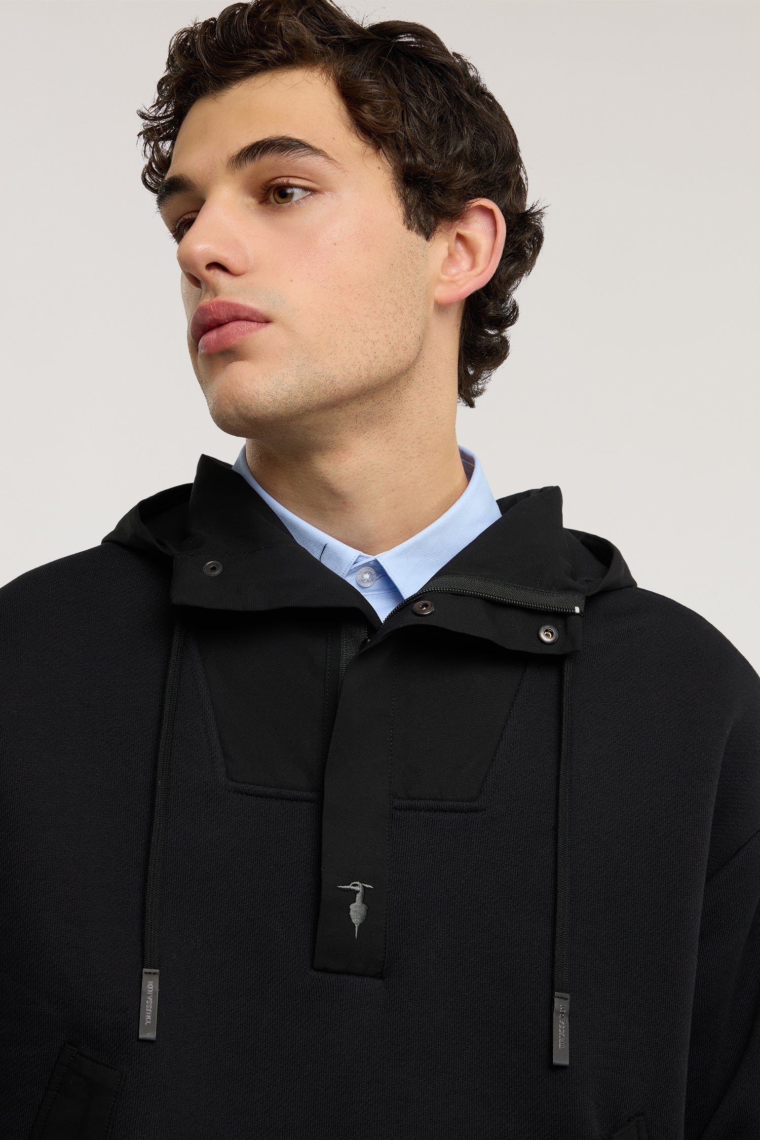 Felpa con cappuccio in jersey diagonale 3|deb38c73c60dc4353ca13ca26bb9373bd7d541a05c6676cdedfe94504ff3563a