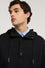 Diagonal jersey hoodie