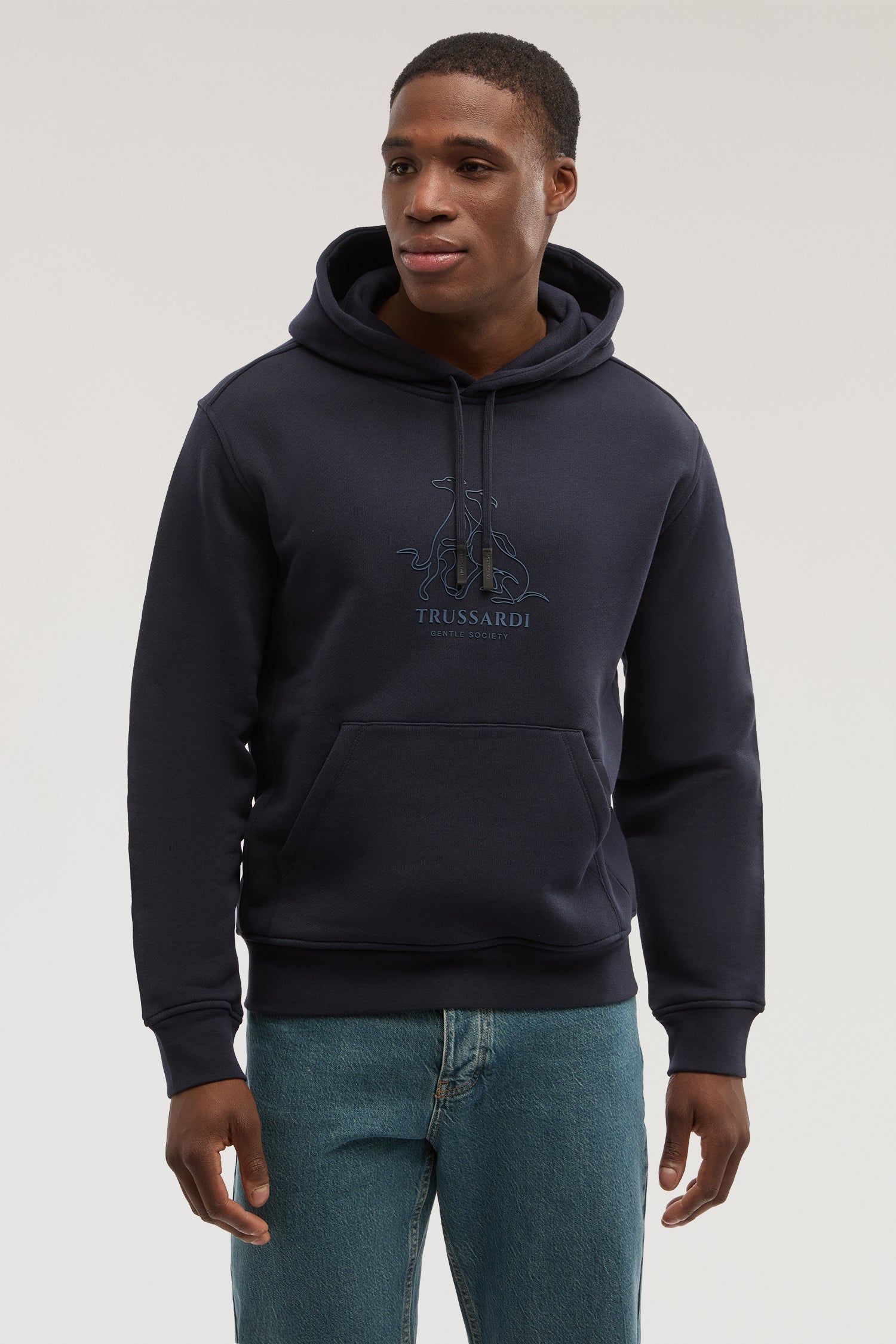 Felpa con cappuccio in jersey diagonale 1|84e3fde205f339833f3a2fe0eb9e380f9790fcbcddebb71d8ce9ce615b8da6ed