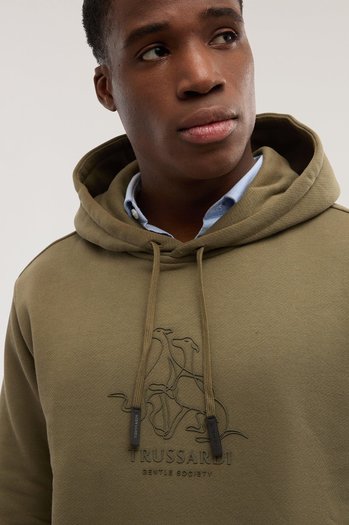 Felpa con cappuccio in jersey diagonale 4|326e54afb10742aeda75c1969d57e23648fe7fccbd017dfde79bf107ea3c6cb5