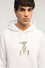 Hooded sweatshirt in jersey with print