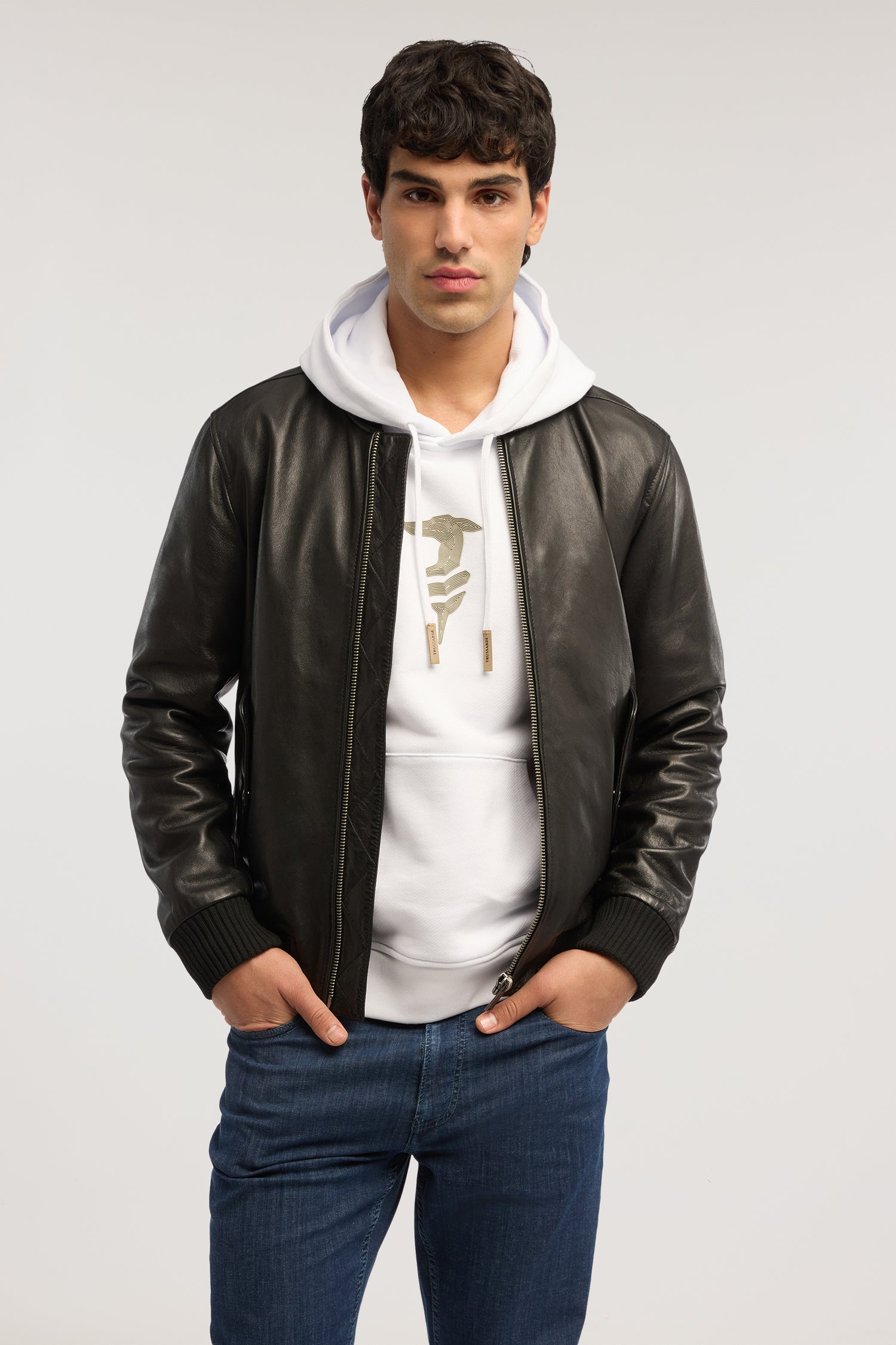 Felpa con cappuccio in jersey con stampa 1|2a155450c6b245678c5bff74e383953e0bd136dd5508b4353f21c2e23c509b1c
