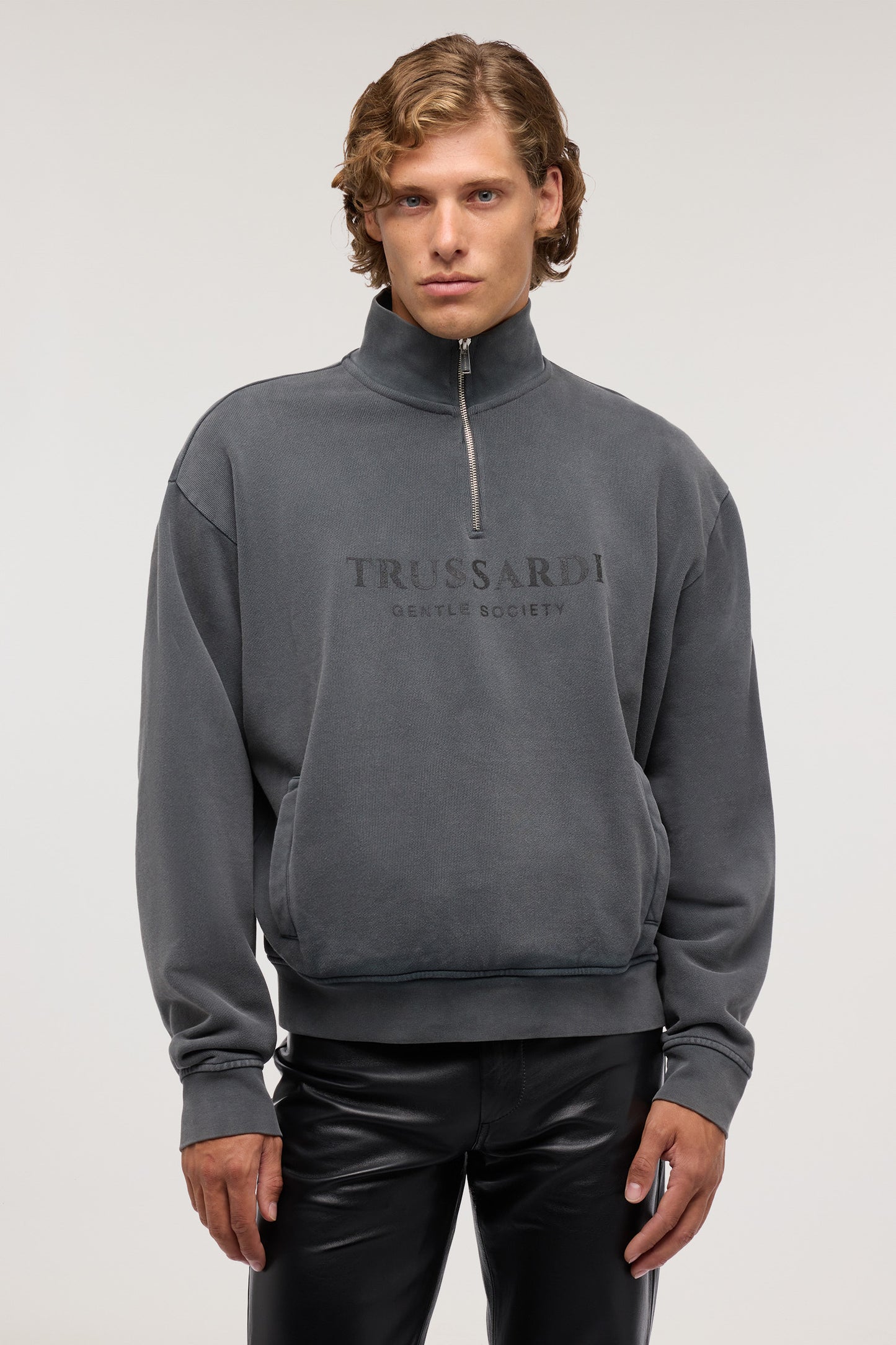 Felpa half-zip Gentle Society stonewashed 1|829598f2325eb75b4ceb920f76e795c80757b0106f685885c2127ebcce51fac1