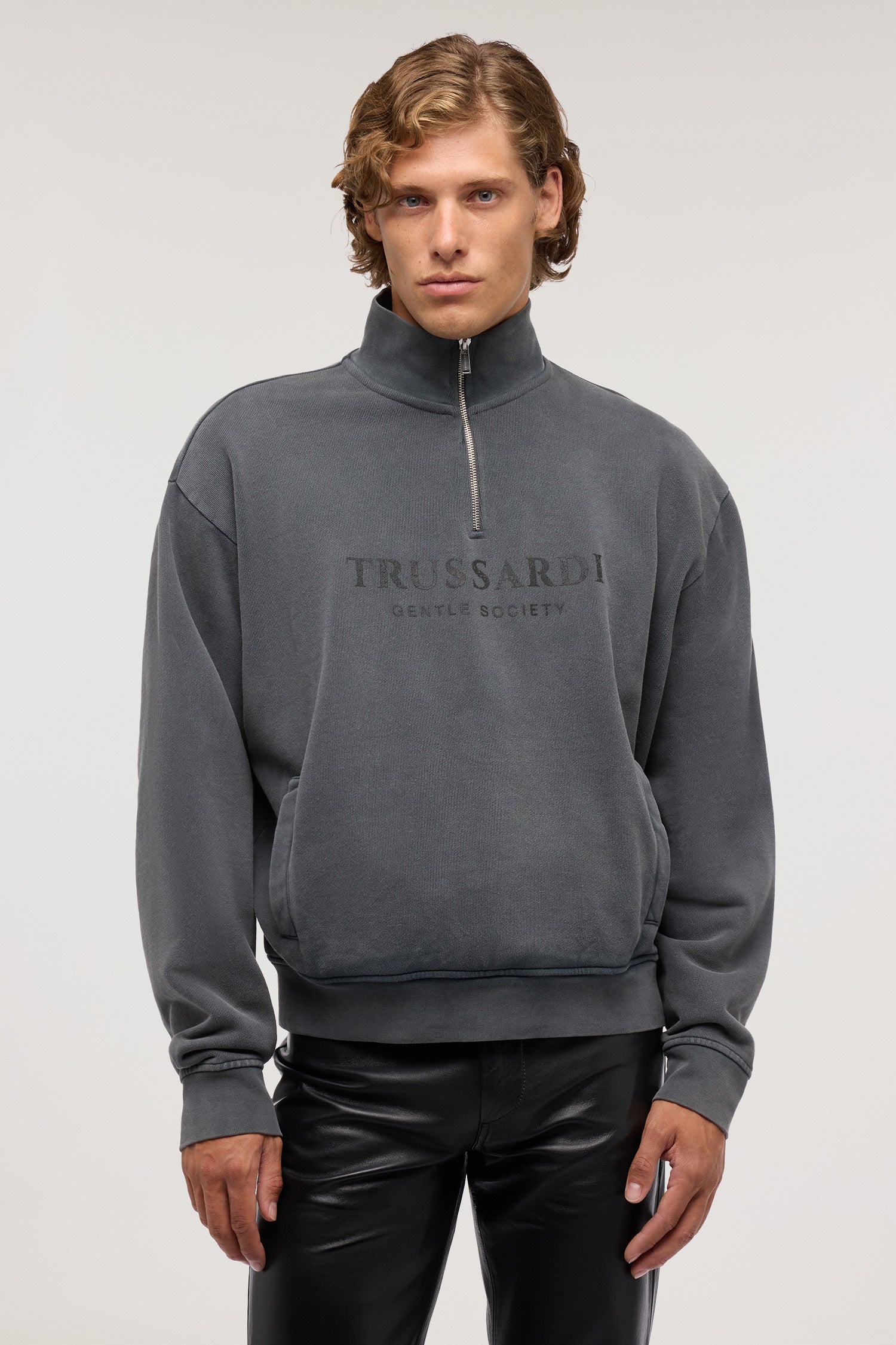 Felpa half-zip Gentle Society stonewashed 1|829598f2325eb75b4ceb920f76e795c80757b0106f685885c2127ebcce51fac1