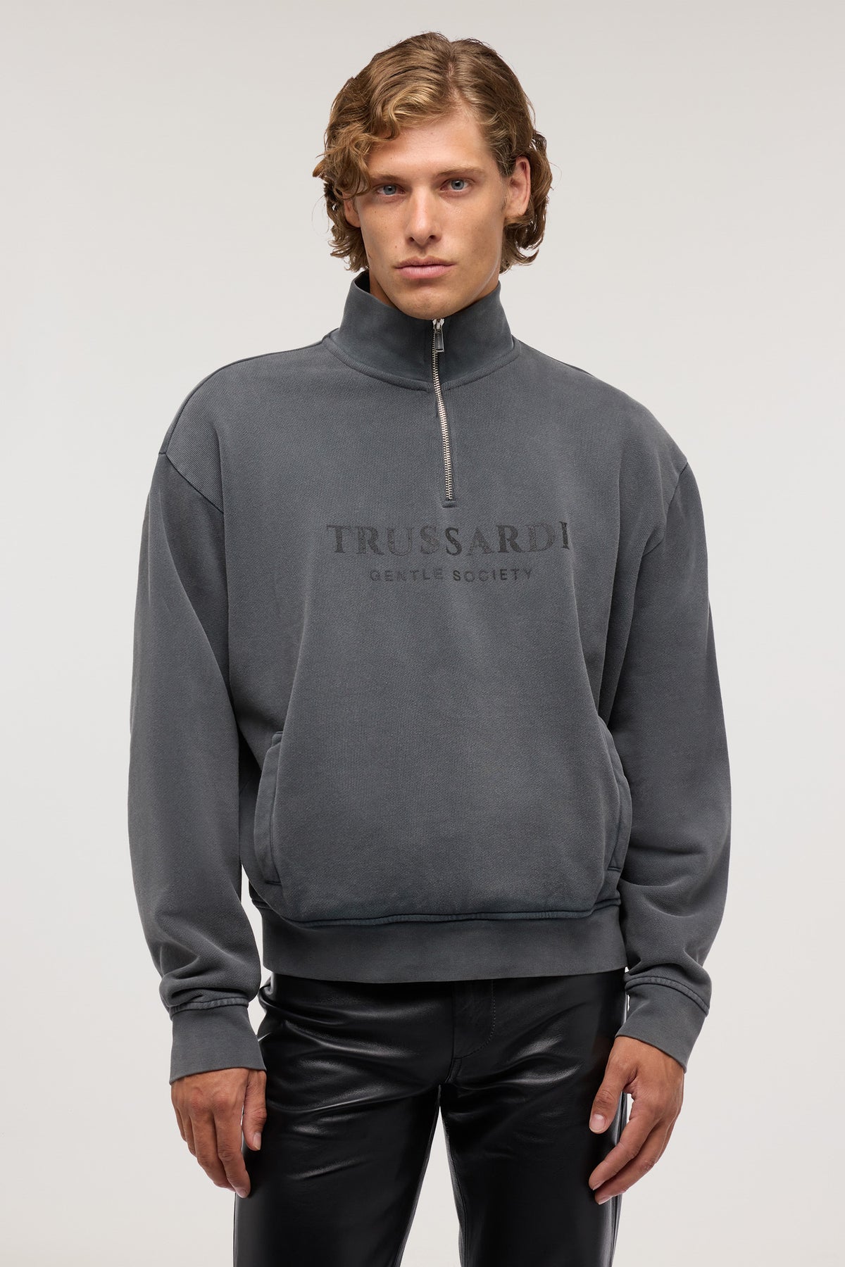 Felpa half-zip Gentle Society stonewashed 1|829598f2325eb75b4ceb920f76e795c80757b0106f685885c2127ebcce51fac1