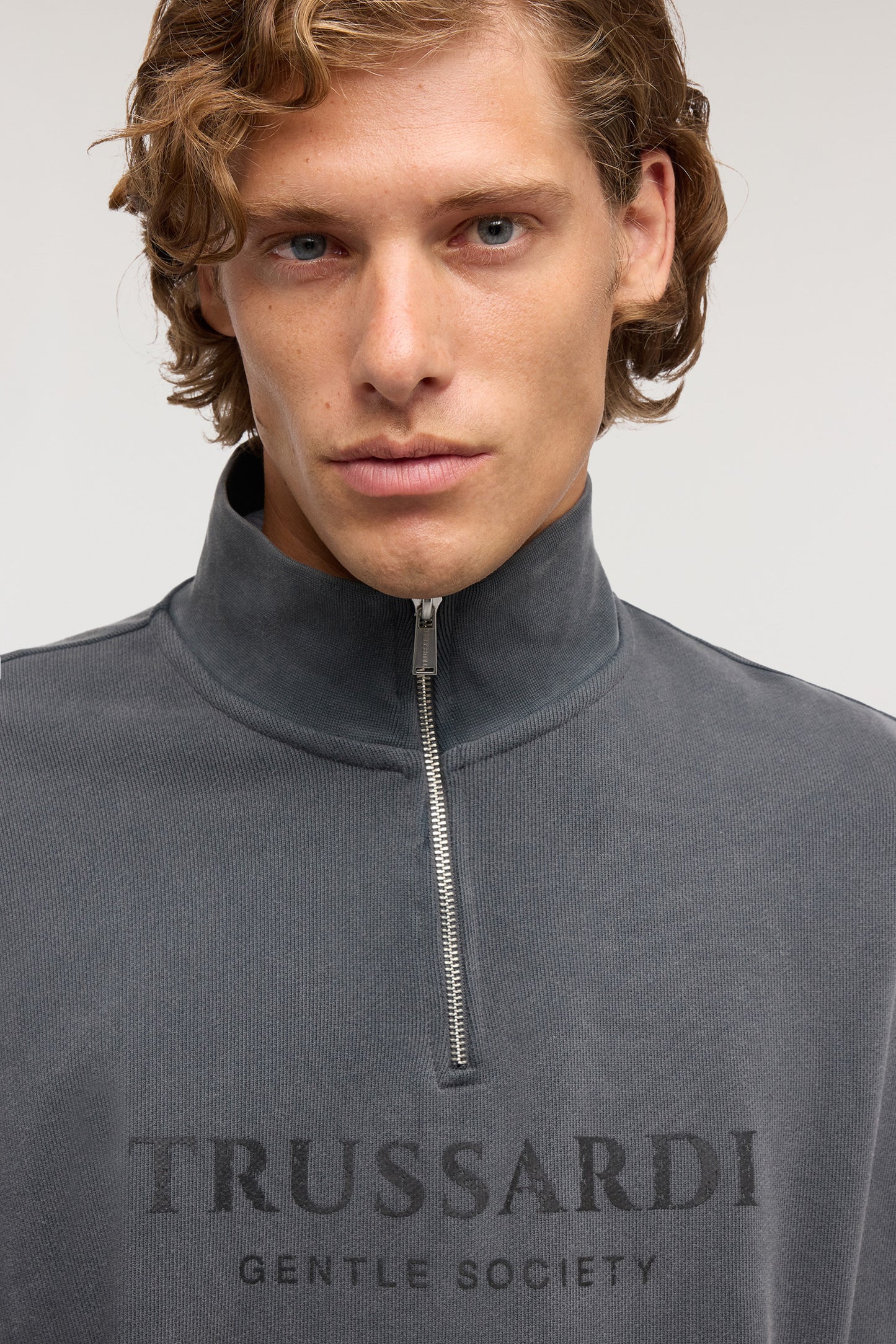 Felpa half-zip Gentle Society stonewashed 4|30b46ca46c042056a6ac8874e11183c730ca201a036ee85c894dcffd5ab13c71