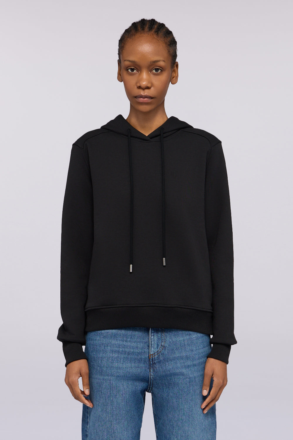 Felpa con cappuccio in jersey fluido 1|1c8fbc676e95c464f084ea18947e58fdad0f72c4898c5568766cc9e6324290da