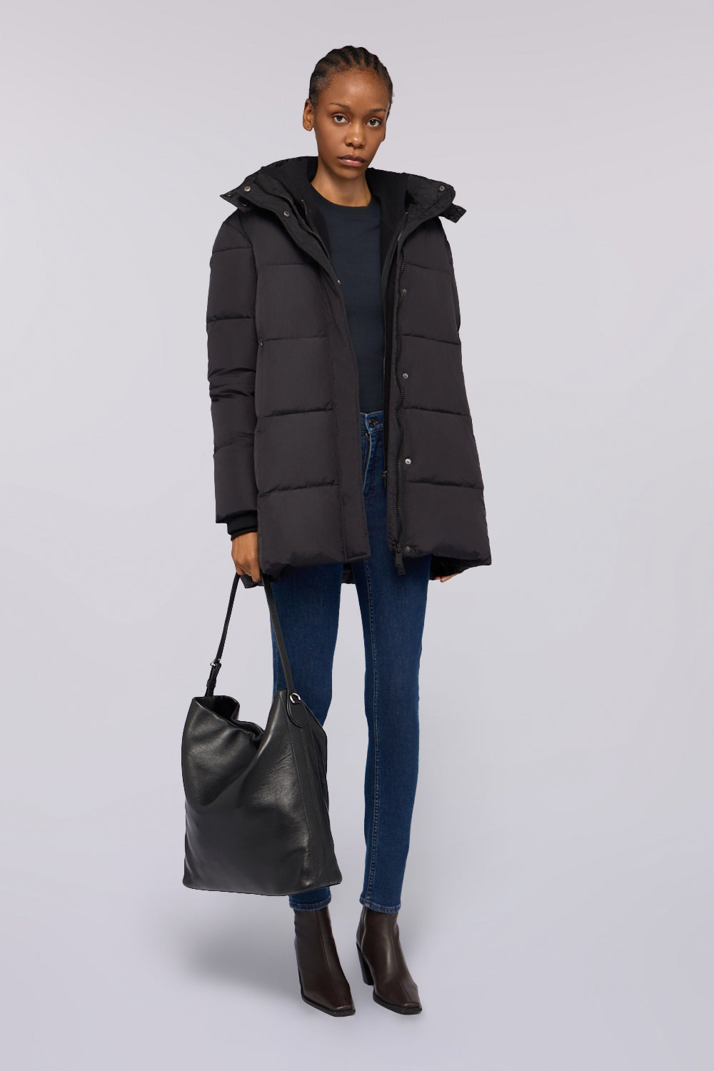 Felpa con zip e cappuccio in jersey fluido 4|d431c51be5e137d12272a094dff7235a1a0e89059d06b95b9a9bb90fa4f6ed9d