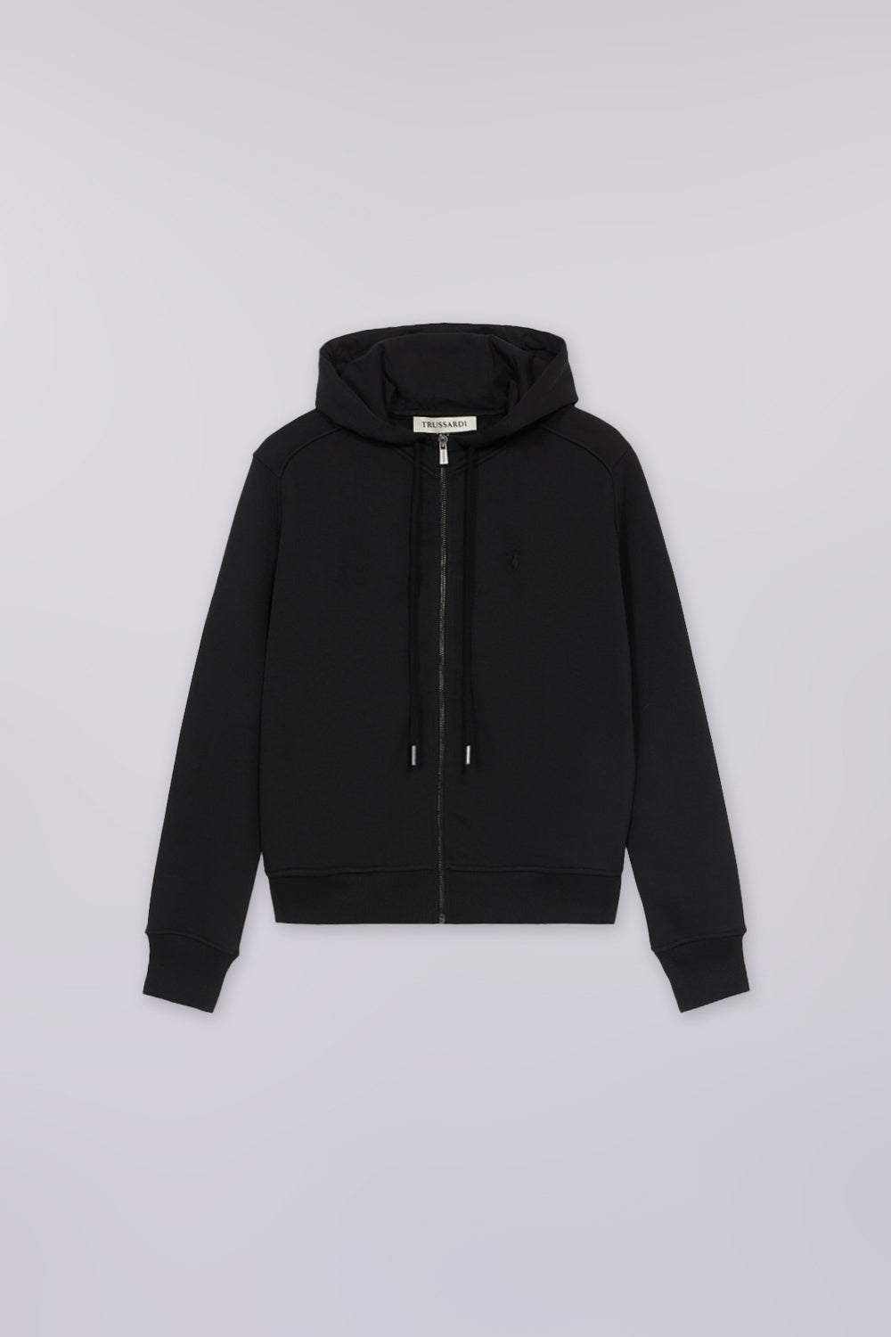 Felpa con zip e cappuccio in jersey fluido 5|a38f762dab0dd7ed6756a2e042cfae59938bde0382e6d463dc14ea971518d06e