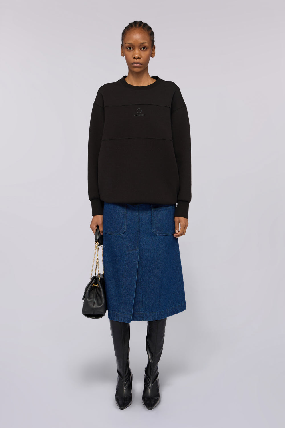 Felpa girocollo over in jersey con stampa 4|5676a0fb1d7af4ff27f31cb14614d30aff87cf5075511b6faec42b0ce94afc8c