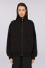 Felpa con zip in jersey effetto scuba 2