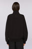 Felpa con zip in jersey effetto scuba 3