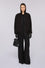 Scuba-Look Jersey-Sweatshirt mit Reißverschluss