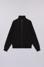 Felpa con zip in jersey effetto scuba 5