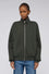 Scuba-Look Jersey-Sweatshirt mit Reißverschluss