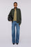 Scuba-effect jersey zip-up sweatshirt
