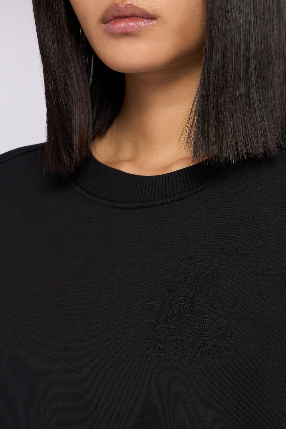 Felpa girocollo in jersey con ricamo Gentle Society 3|4b97d83cda9435217ae710751760e2fa6e9b3f71953ecb943c3afc2b08dfcff2