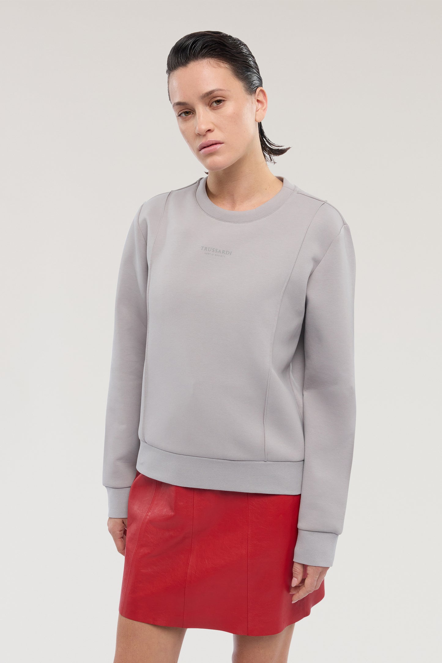 Felpa girocollo in scuba 2|0050486dc963f52983af59389fbf54e36f8ab6d296d05b483252665124486736