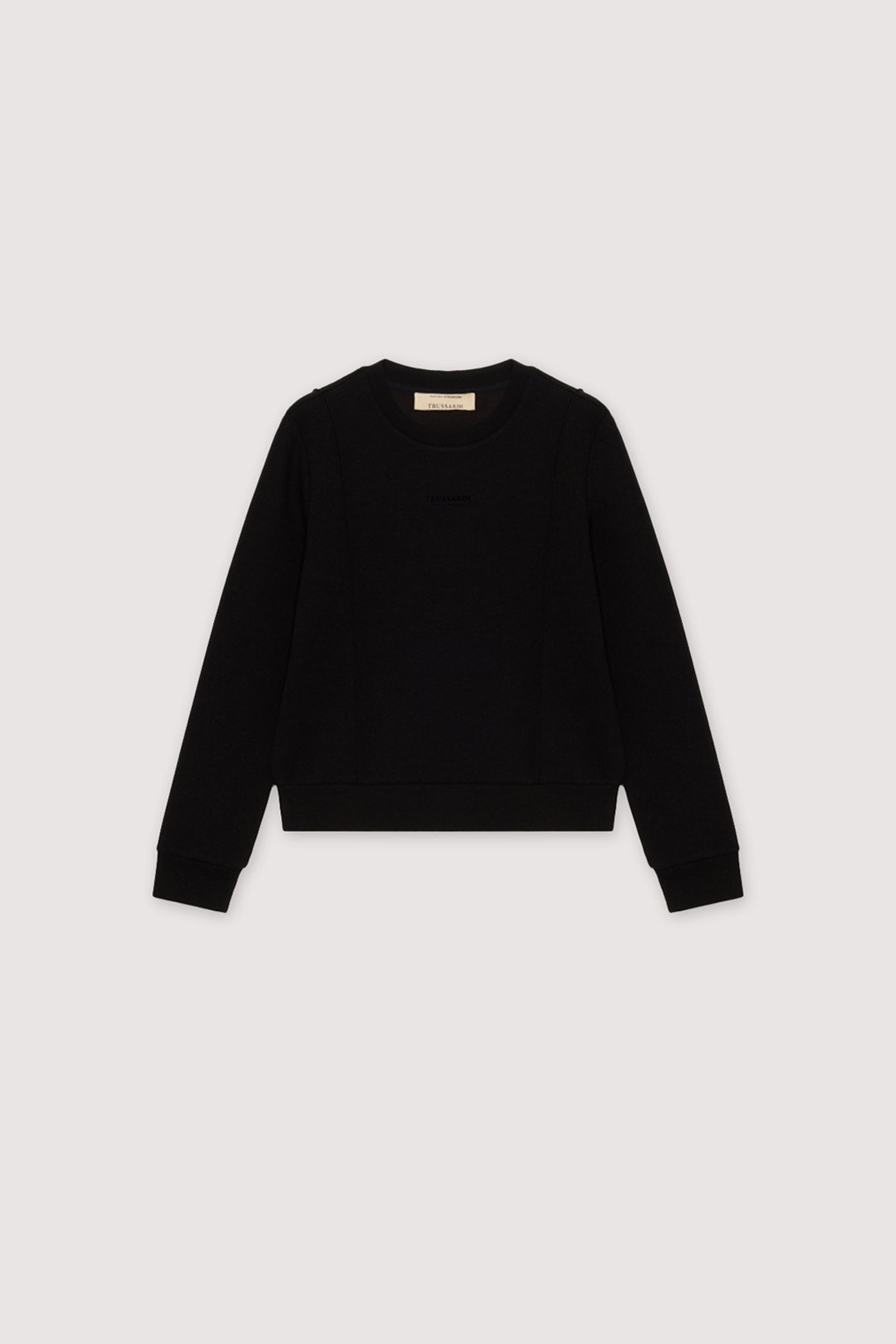 Felpa girocollo in scuba 1|fbaff329bed861ba04ff06b79a92abb3412a4956cc3ef460716e4fdd19e83c0c