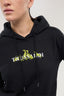 Felpa con cappuccio regular fit con ricamo 3