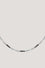 Silver-tone stainless steel necklace