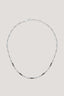 Collana in acciaio silver  2
