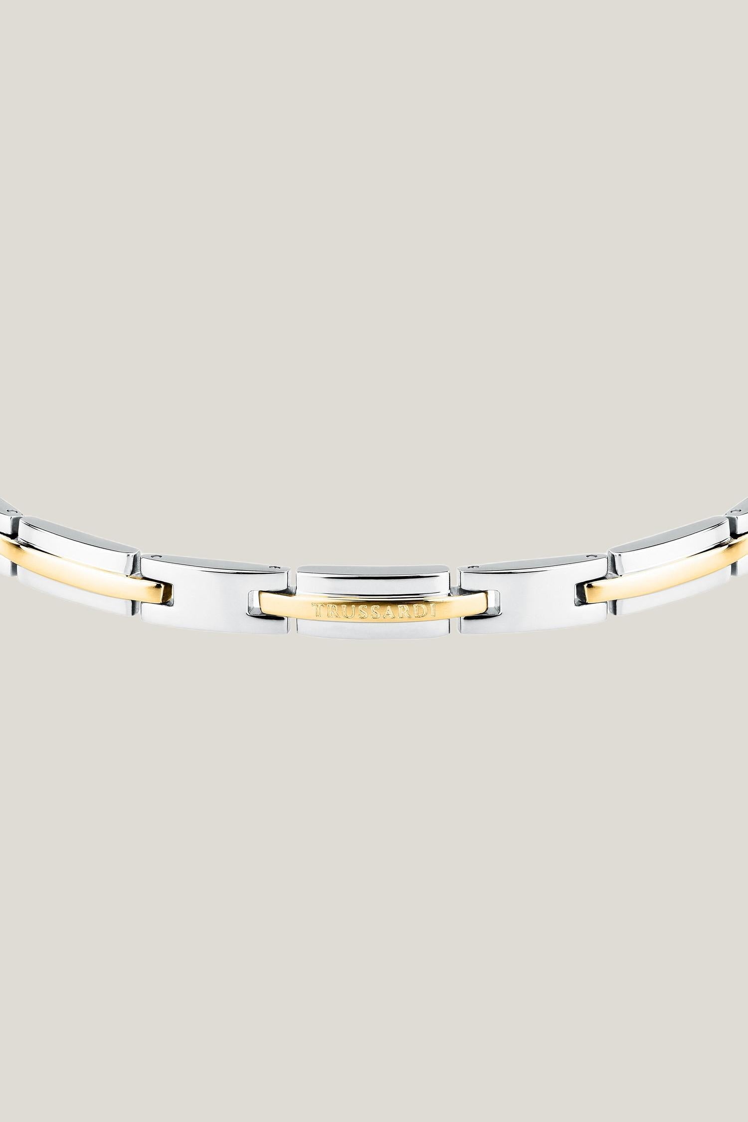 Bracciale in acciaio bicolore 2|f225e5c4a02f4f676315fb10c849d4e111088bbab752cc2fa7112b363139772a