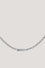 Silver-tone stainless steel necklace