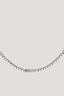 Collana in acciaio silver  1