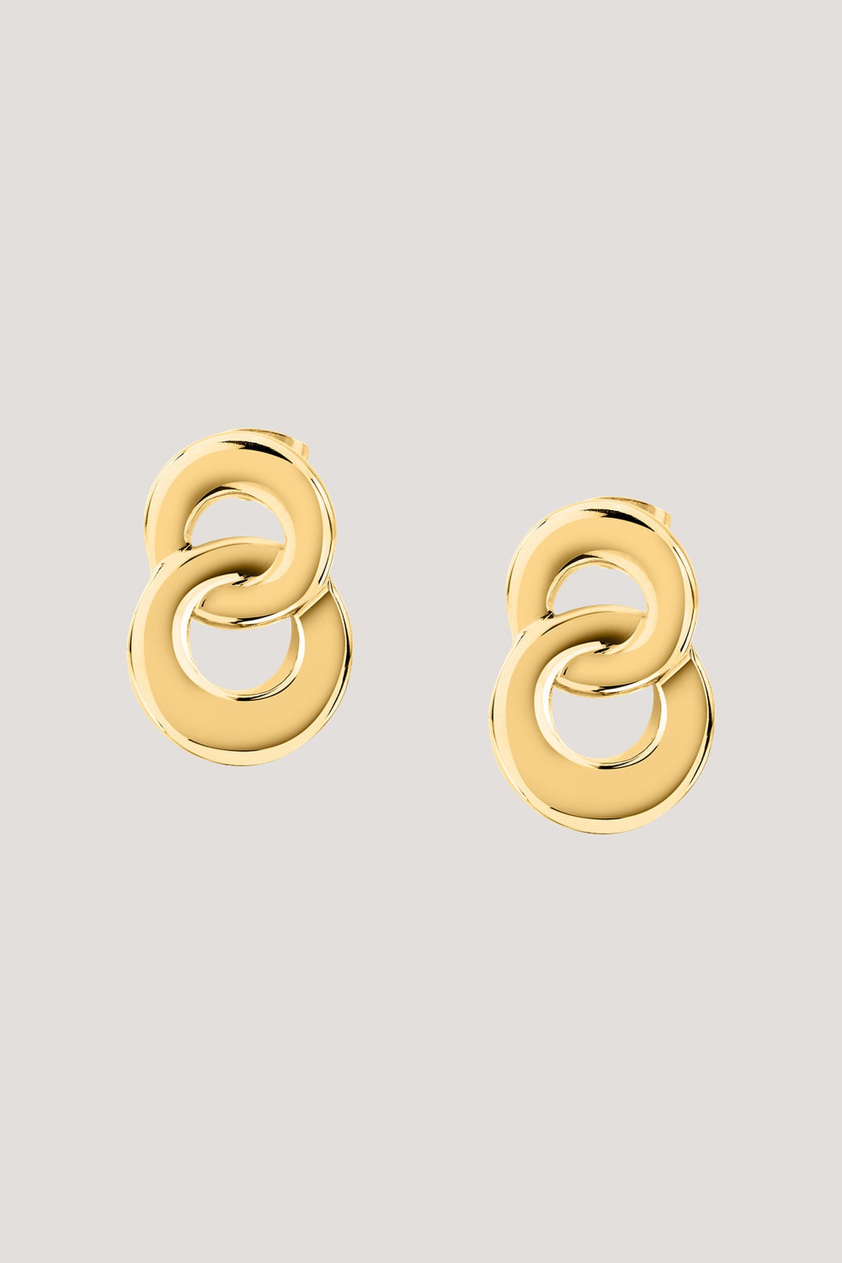 Orecchini in acciaio dorato 2|e50372623d9374c9ac559df11554c73e16ee4e64017c7af52dcb94a0e452ae16