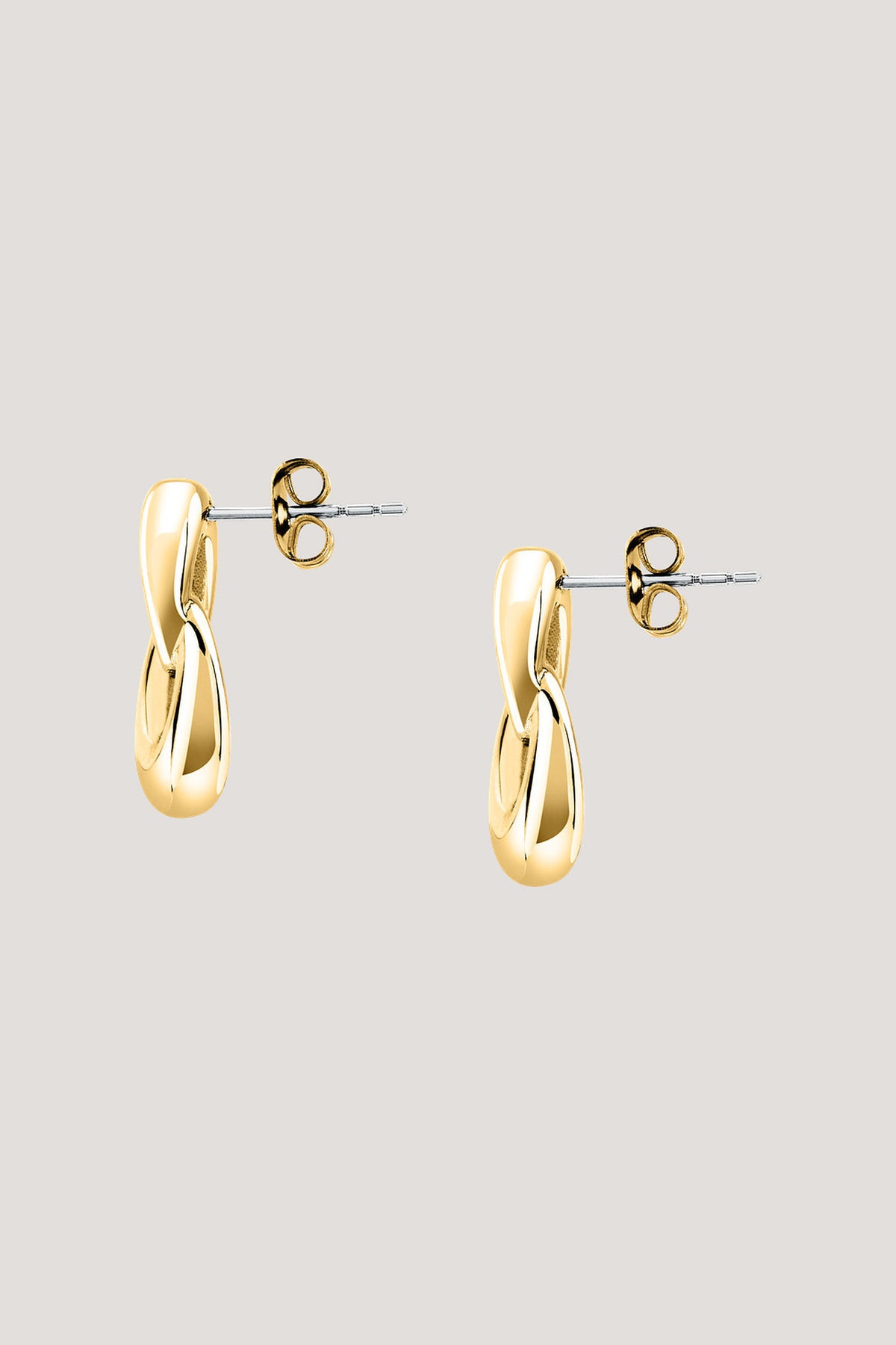 Orecchini in acciaio dorato 3|f0286ca590d499bf6e3c75e56829969a0632e59f91a16907058bbafd1886e444