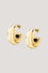 Gold-tone stainless steel earrings