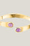 Gold-tone stainless steel bracelet