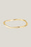 Gold-tone stainless steel bracelet