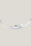 Collana in acciaio silver 2