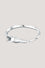 Silver-tone stainless steel bracelet