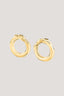 Orecchini in acciaio dorato  1