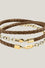 Gold-tone stainless steel bracelet