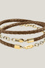 Bracciale in acciaio dorato 1