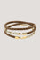 Gold-tone stainless steel bracelet