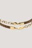 Bracciale in acciaio dorato  3
