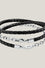 Silver-tone stainless steel bracelet