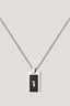 Collana in acciaio silver  1